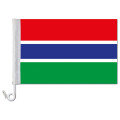 Auto-Fahne: Gambia - Premiumqualität