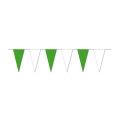 Wimpelkette wetterfest 10 m : grün/weiß,...