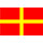Premiumfahne Signalflagge R, 84 x 70 cm, mit Strick-/ Schlaufe