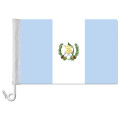 Auto-Fahne: Guatemala + Wappen - Premiumqualität