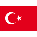 Premiumfahne Türkei, 150 x 100 cm, mit Strick-/...