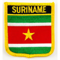 Patch zum Aufbügeln oder Aufnähen : Suriname - Wappen