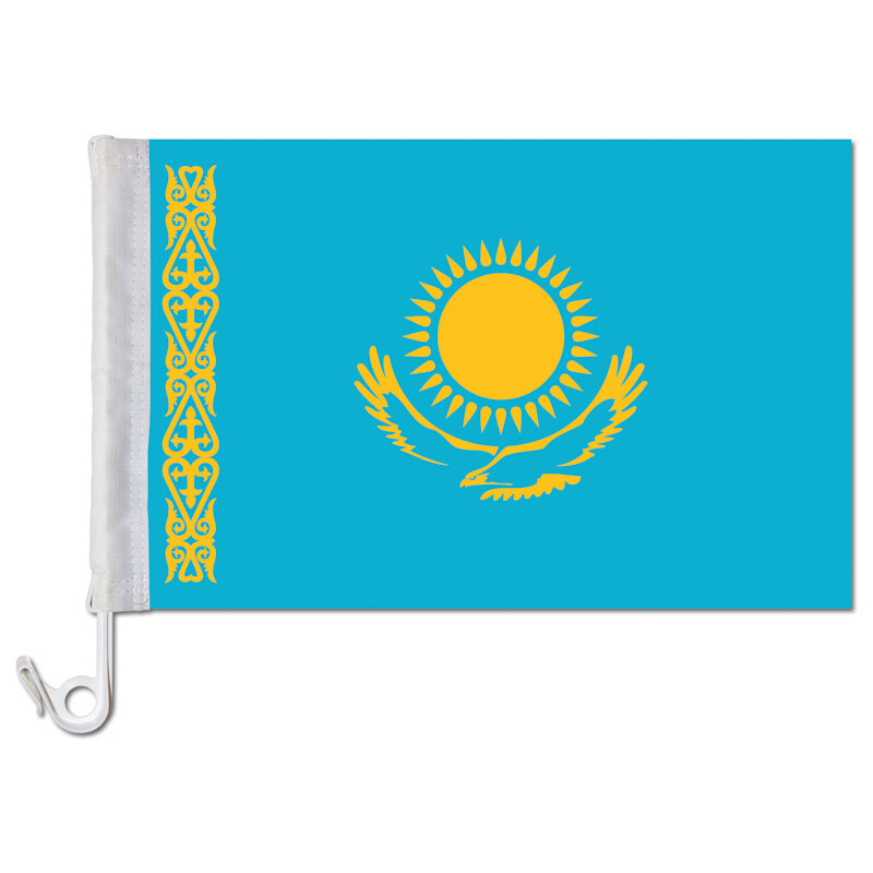 Kasachstan Flagge Fahne für höhere Windlasten Hissflaggen Premium Staaten  International