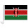 Auto-Fahne: Kenia - Premiumqualität