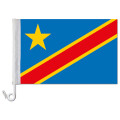 Auto-Fahne: Kongo Kinshasa - Premiumqualität