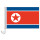 Auto-Fahne: Nordkorea - Premiumqualität