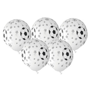 Luftballons Fußball 5er Pack
