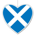 Deckenhänger Schottland Herz, 15 cm