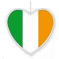 Deckenhänger Irland Herz, 15 cm