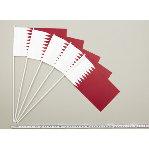 Papierfähnchen: Katar