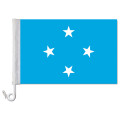 Auto-Fahne: Mikronesien - Premiumqualität