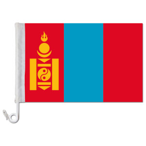 Auto-Fahne: Mongolei - Premiumqualität