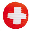 Ballonlaterne / Lampion: Schweiz 24 cm