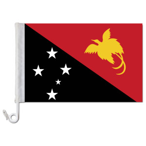 Auto-Fahne: Papua-Neuguinea - Premiumqualität
