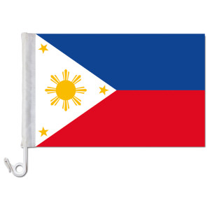 Auto-Fahne: Philippinen - Premiumqualität
