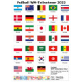 Aufkleber-Set WM 2022 3 x 2 cm