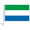 Auto-Fahne: Sierra Leone - Premiumqualität
