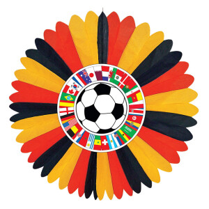 Fächer Handfächer Deutschland Fussball WM Fächer mit Nationalfarben Deko WM 