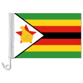 Auto-Fahne: Simbabwe - Premiumqualität