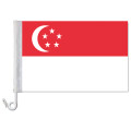 Auto-Fahne: Singapur - Premiumqualit&auml;t