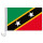 Auto-Fahne: St.Kitts & Nevis - Premiumqualität