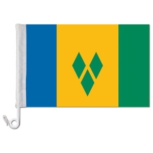 Auto-Fahne: St.Vincent & die Grenadinen - Premiumqualität