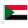Auto-Fahne: Sudan - Premiumqualität