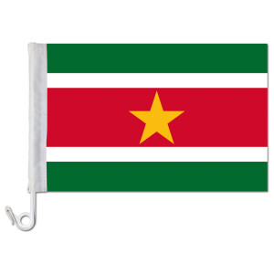 Auto-Fahne: Suriname - Premiumqualität