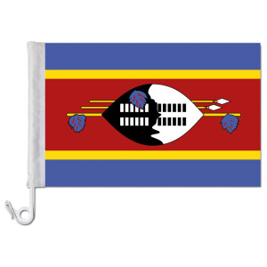 Auto-Fahne: Swasiland - Premiumqualität