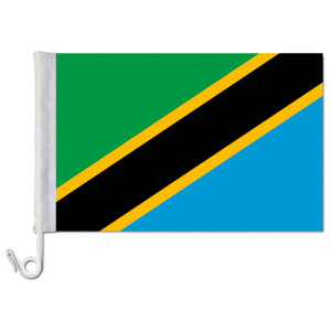 Auto-Fahne: Tansania - Premiumqualität
