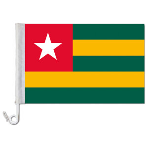 Auto-Fahne: Togo - Premiumqualität