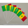 Papierfähnchen Senegal 1 Stück