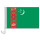 Auto-Fahne: Turkmenistan - Premiumqualität