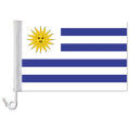 Auto-Fahne: Uruguay - Premiumqualität