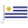 Auto-Fahne: Uruguay - Premiumqualität