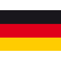 Premiumfahne Deutschland, 25 x 15 cm, mit Strick-/ Schlaufe