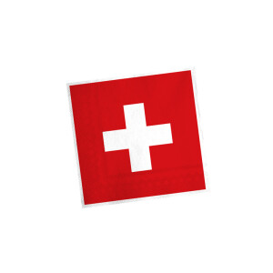 Party-Servietten Schweiz Flagge