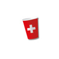 Schweiz Flagge - Becher