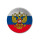 Russland mit Wappen - Teller