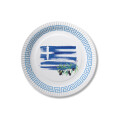Griechenland mit Olivenzweig - Teller