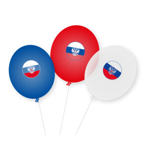 Luftballons Russland 9 Stück