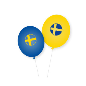 Luftballons Schweden 8 Stück