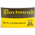 Flagge 90 x 150 : Dortmund die Nr. 1 im Pott