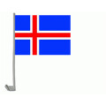 Auto-Fahne: Island