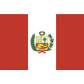 Aufkleber Peru mit Wappen