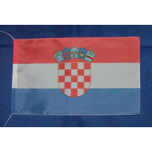 Tischflagge 15x25 : Kroatien