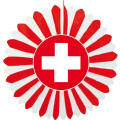 Dekofächer Schweiz, einseitig, 60 cm