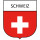 Aufkleber Schweiz in Wappenform