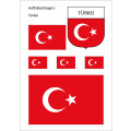 Aufkleber Türkei Sparset