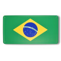 Blechschild Brasilien 30,5 x 15,5 cm